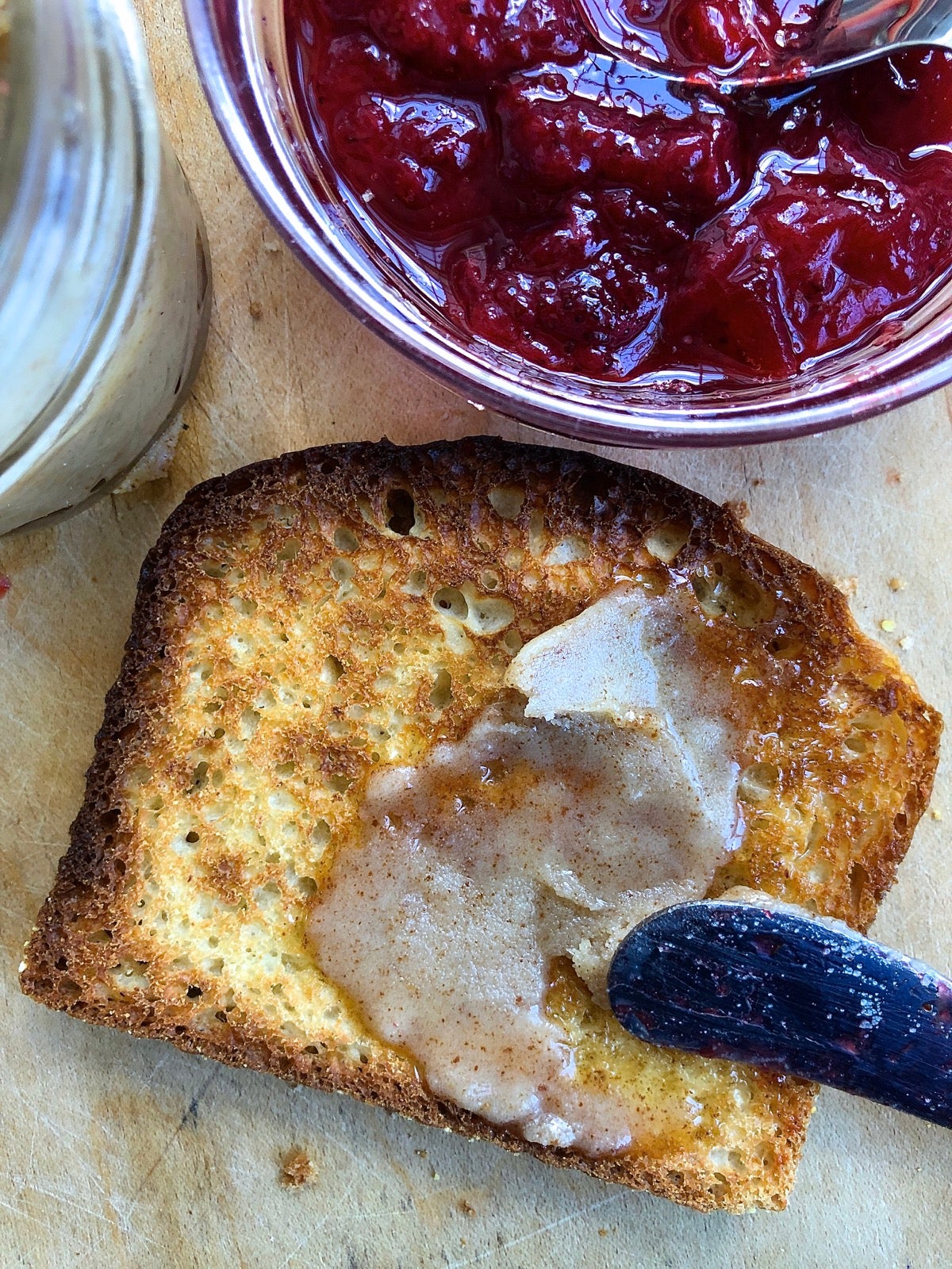 Buttered toast and jam King Arthur Baking